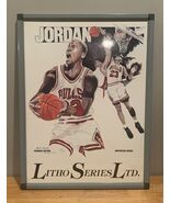 Michael Jordan Litho Series LTD Framed Poster Print Art Premier Edition - $1,990.31 MXN