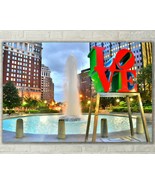 Philadelphia Skyline, Philly Art Love Park, Fine Art Photo, Metal, Canva... - £24.77 GBP+