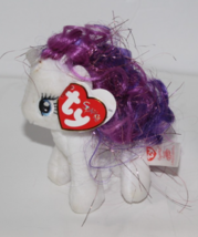 TY RARITY 4&quot; Unicorn Glitter Hair Key Clip Backpack My Little Pony 2015 ... - $19.80