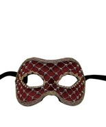 Masquerade ball mask in red - Venetin mask in red - Gala mask red - mask... - $89.00