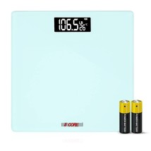 5Core Digital Bathroom Scale for Body Weight Fat Backlit LCD Display 400lb/18... - £13.32 GBP