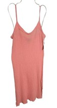 Oh My Gauze Salmon Color 1 Small Slip Dress 100%Cotton Lagenlook Swimcov... - £35.98 GBP