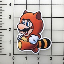Mario Tanooki Suit 3.5&quot;&quot; Wide Vinyl Decal Sticker New - £9.17 GBP