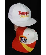 vintage trucker hats X2 NEVER WORN Banquet Racing Tide Racing Team USA - $32.99