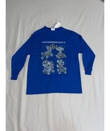 Nintendo MarioKart Long Sleeve Blue T-Shirt Youth Small *Small Hole in S... - $221.63 MXN