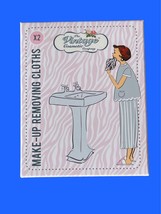The Vintage Cosmetic Company Make-Up Removing Cloths 2-Pack NIB - £11.67 GBP