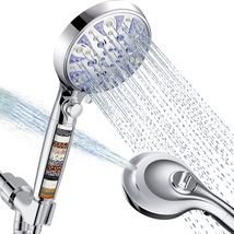 High Pressure 10-mode Detachable Shower Head with Handheld, Showerhead with - £18.09 GBP