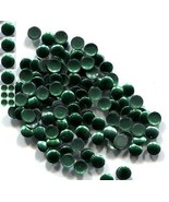 ROUND Smooth Nailheads 4mm Hot Fix EMERALD color    2 Gross  288 Pieces - $7.99 CAD
