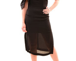 KEEPSAKE Womens Dress Stylish Laika Midi Elegant Black Size S - $43.64