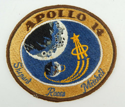 High Thread Count NASA Apollo 14 Shepard Roosa Mitchell Embroidered Patch 4&quot; - £34.92 GBP