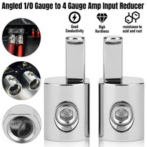 2PCS Amp Car Audio Amplifier Power and Ground 1/0 Gauge to 4 Gauge Input Reducer - £15.71 GBP