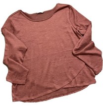 Mind Code Women’s Berry Maroon Asymmetrical Pullover Sweater L EUC - £18.94 GBP