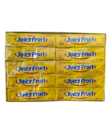 20 Packets Wrigley&#39;s Juicyfruit Chewing Gum Juicy Fruit [FAST SHIPPING] - $27.87