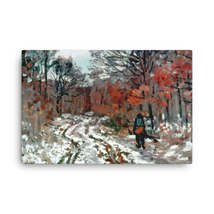 Claude Monet Path through the Irises 01, 1914-17 Canvas Print - £77.32 GBP+