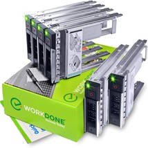 6-Pack - 3.5&quot; Hard Drive Caddy With 2.5&quot; Hdd Adapter - Compatible For De... - £200.14 GBP