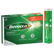 Berocca Energy 45 Effervescent Tablets – Orange Flavour - £81.92 GBP