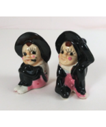 Vintage Anthropomorphic Ladybug Witches Salt &amp; Pepper Shakers Japan - €16,52 EUR