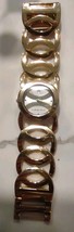 Ladies Gold Tone Watch Interlocking Circles New Battery - $237.82 MXN
