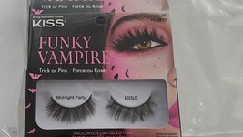 KISS Halloween Limited Edition Funky Vampire False Eyelashes 2 Pairs 91089 - $9.80