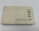 2001 Honda Civic Owners Manual OEM K04B39010 - £13.62 GBP