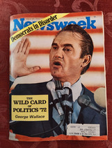 NEWSWEEK Magazine March 27 1972 3/27/72 Wild Card George Wallace Bangladesh - $16.20