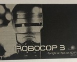 Robocop 3 Tv Guide Print Ad TPA8 - £4.72 GBP