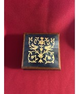 La Botteguccia Sorrento Itlay Wood Inlay Trinket Ring Box Floral - $27.12 CAD