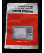 Vintage Panasonic Portable TV Manual - $28.00