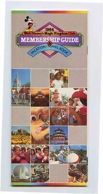 Primary image for Walt Disney's Magic Kingdom Club Membership Guide 1984 Vacation Travel Book 