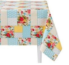 The Pioneer Woman ~ Sweet Rose Patchwork ~ 60&quot; x 84&quot; ~ Cotton Blend Tablecloth - £23.66 GBP