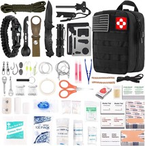 216 Pcs\. Of Professional Survival Gear, Equipment, And Supplies Kit For... - £35.13 GBP