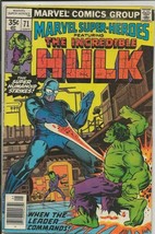 Marvel Super Heroes #71 ORIGINAL Vintage 1978 Marvel Comics Incredible Hulk - £10.19 GBP