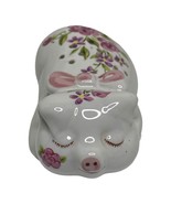 Vintage AVON Pampered Piglet Ceramic Closet Drawer Pomander Potpourri 1978 - $7.93