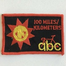 100 Miles / Kilometers ABC Smiling Sun Anthropomorphic Vintage Cycling P... - £11.65 GBP