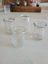 Lot 4 Small 1.5&quot;-2.0&quot; Cafe Creamers Toothpick Holder Flowers Cream Bottles Milk - £15.97 GBP