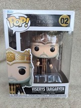 Funko Pop House of The Dragon | Viserys Targaryen #02 **Box Damage** - £8.69 GBP