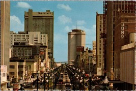 Vtg Postcard Canal Street, New Orleans, City of Enchantment - £5.17 GBP