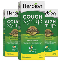 Herbion Naturals Cough Syrup with Honey - 5 FL Oz - Helps Relieve Cough-... - £23.59 GBP