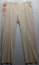 Greg Norman ML75 Golf Performance Pants Men&#39;s 42x34 Brown Slash Pocket P... - $29.41