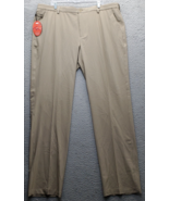 Greg Norman ML75 Golf Performance Pants Men&#39;s 42x34 Brown Slash Pocket P... - $29.41