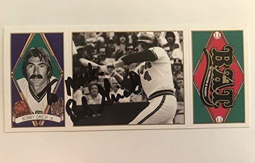 Bobby Grich Signed Autographed 1993 Upper Deck B.A.T. Baseball Card - Ca... - $15.00