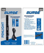 Surge  300 Lumen Rechargeable Penlight, HHL3015AS - £24.83 GBP
