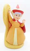 Disney&#39;s Sleeping Beauty Fairy Godmother Fairy Flora Porcelain Figurine - $34.99