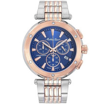 Mathey Tissot Men&#39;s Neptune Chrono Blue Dial Watch - H912CHRBU - £176.37 GBP