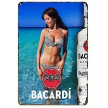  PUB TIKIHUT  BAR  MANCAVE  VINTAGE SIGN  - $10.99
