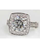 3.05 Karat Rund Brillant Diamant 14k Weiss Gold Verlobungsring GIA Zerti... - $87,322.98 CAD