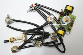Guitar Wiring Harness Kit 2V2T 3 Way Toggle Switch With Varitone Switch - $39.59