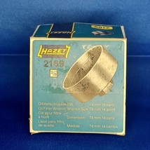 HAZET 2169 Oil Filter Socket - 14-Flute, 74.4mm 3/8&quot; Drive - £27.74 GBP