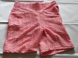 Starbild Womens High Waist Scrunch Pink Yoga Pants Size XL - £14.67 GBP