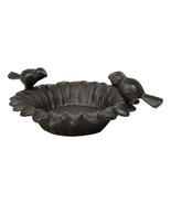 Small Rustic Cast Iron Lovebirds Perching On Sunflower Garden Bird Feede... - €18,93 EUR Small Rustic Cast Iron Lovebirds Perching On Sunflower Garden Bird Feede... - €18,93 EUR